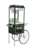 Paragon 1911 Black and Chrome 8 oz. Popcorn Machine and Cart